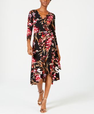 macy's wrap around dresses