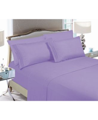 Luxury Soft Solid 6-Pc. Sheet Set, King