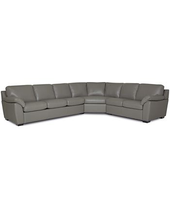 Leather Queen Sleeper Sectional Sofa