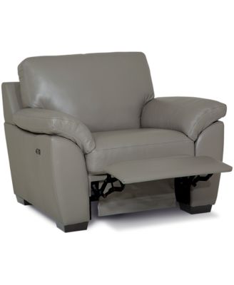 Furniture - Lothan 41" Leather Power Footrest Recliner
