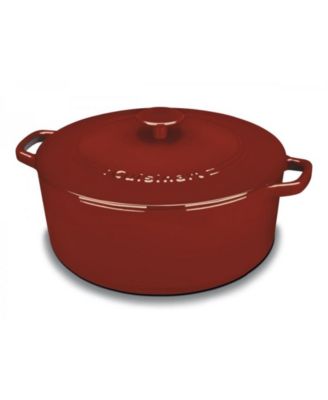 Chefs Classic Enameled Cast Iron 7-Qt. Round Covered Casserole