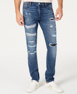 guess ripped skinny jeans