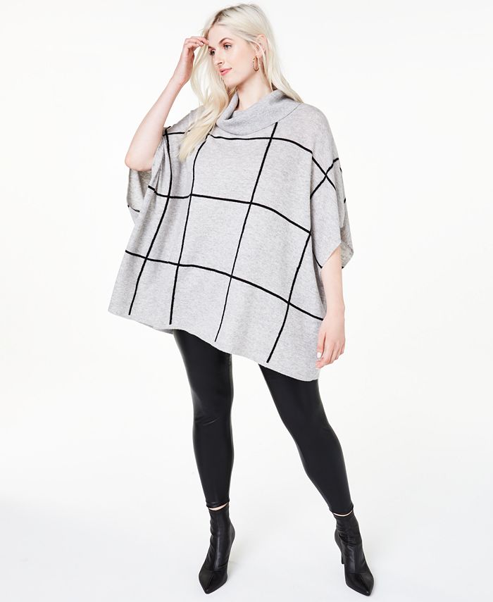 Cashmere top poncho macys