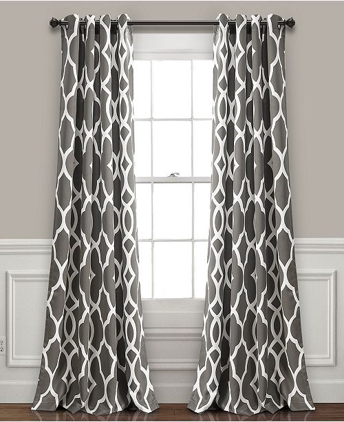 Lush Decor Connor Geo 52 X 84 Curtain Set Reviews Window