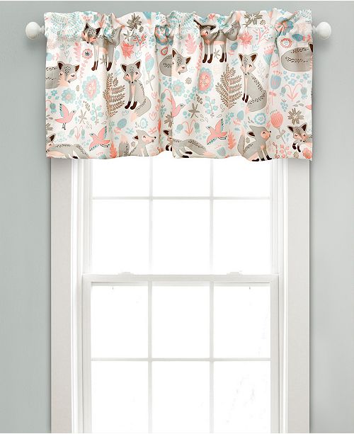 Lush Decor Pixie Fox 18 X 52 Window Valance Reviews Window