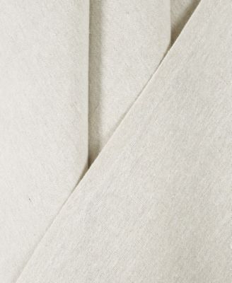 Lush Decor Burlap Knotted Tab Top Window Curtain Panels