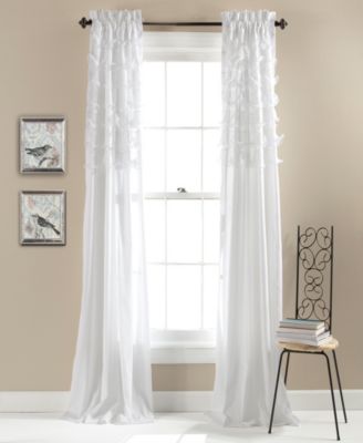 Lush Décor - Avery Ruffle 54" x 84" Curtain Set