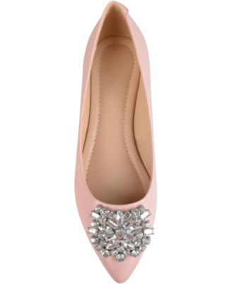Women's Renzo Jewel Embellished Pointed Toe Flats