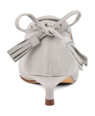 Women's Bindi Tie Detail Kitten Heel Pumps