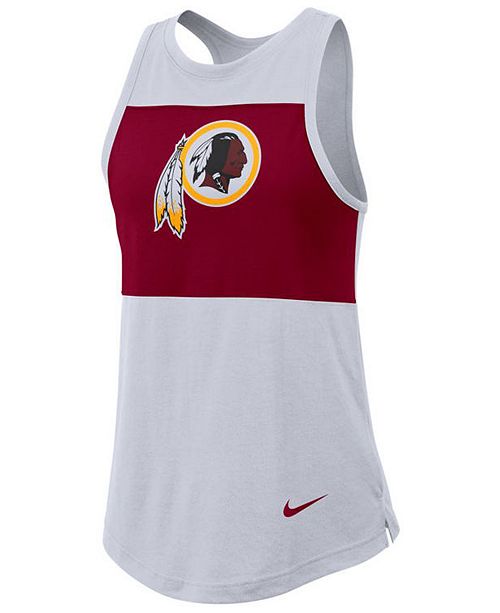 Nike Women S Washington Redskins Racerback Colorblock Tank