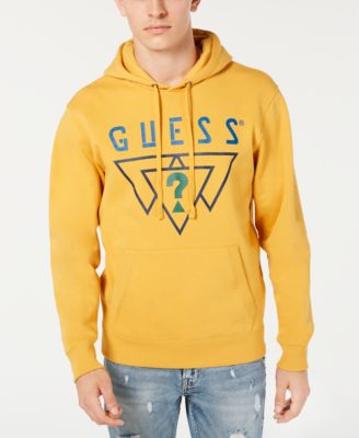 guess hoodie yellow