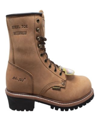 womens steel toe logger boots
