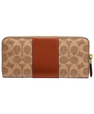 coach fabric wallet