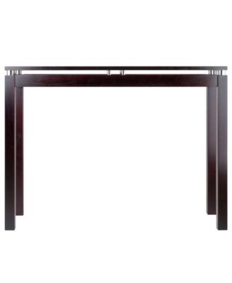 Linea Console/Hall Table with Chrome Accent