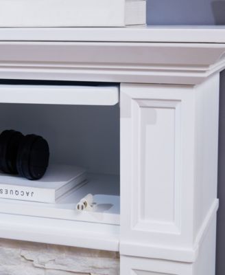 Blakely Faux Stone Media Fireplace