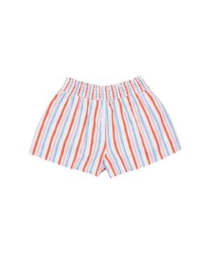 image of Flapdoodles Little Girls Stripe Pull On Short