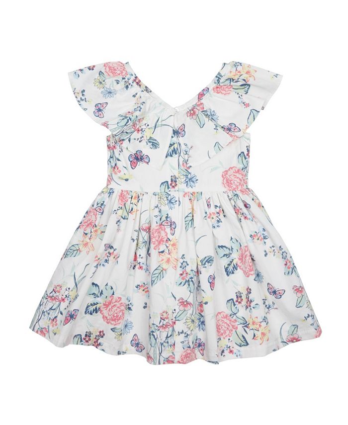 Flapdoodles Little Girls Ruffle Collar Dress Macy s