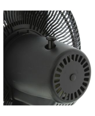 Comfort Zone Cz121Bk 12" Oscillating Table Fan