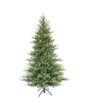 Puleo International 7.5-foot Alberta Spruce Tree With 1,000 Led Warm White Led Lights. In Green