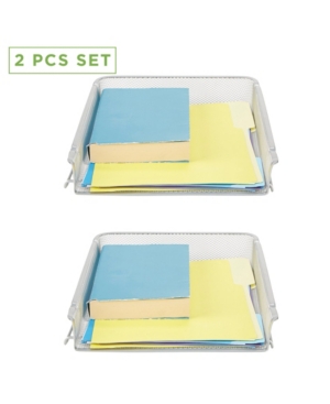 Mind Reader 2-Pc Desktop Organizer & Tray