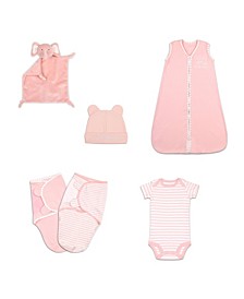 Baby Unisex Essentials Gift Set, 6-Piece