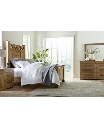 Trisha Yearwood Home - Homecoming Post Bedroom Collection 3-Pc. Set (Queen Bed, Nightstand & Dresser)