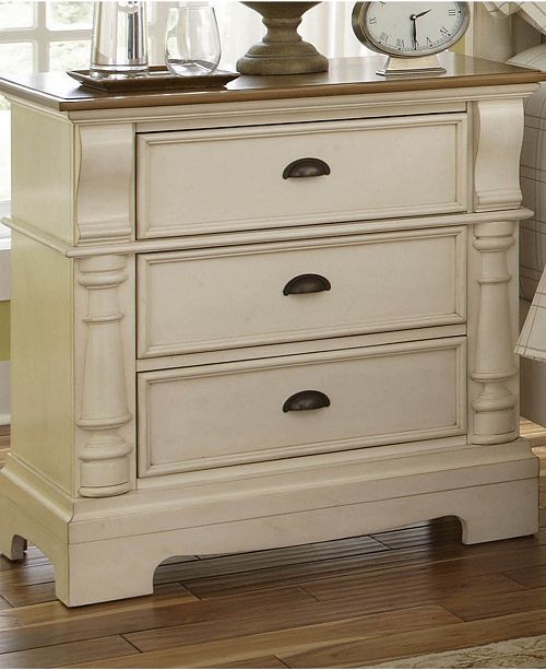 Coaster Home Furnishings Oleta 3 Drawer Nightstand With Bracket