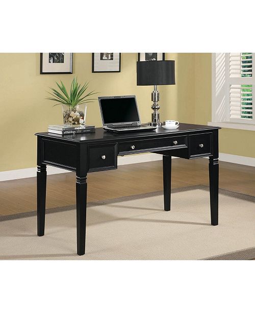 Coaster Home Furnishings Writing Desk with Keyboard Drawer and Power Outlet & Reviews ...