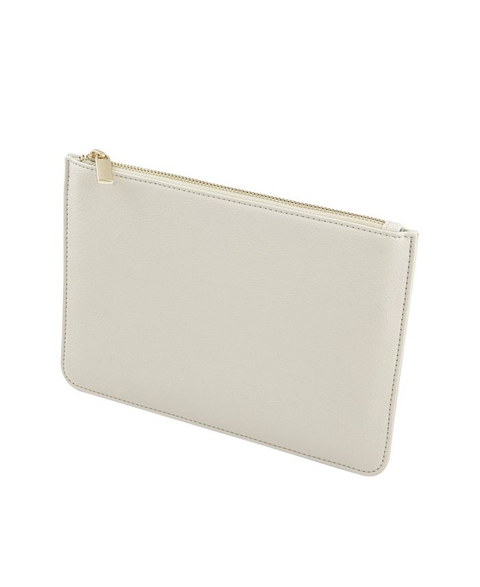 Cathy's Concepts Personalized Embossed Pebble Polyurethane Clutch - Macy's
