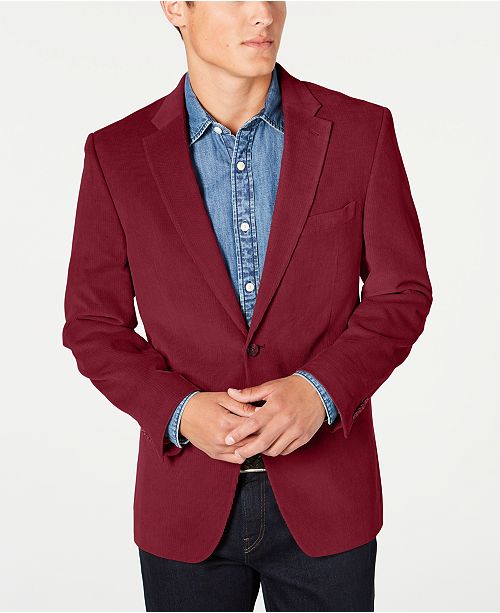 Tommy Hilfiger Men S Modern Fit Corduroy Sport Coat Reviews