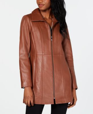 Anne Klein Petite Leather Jacket Macy s