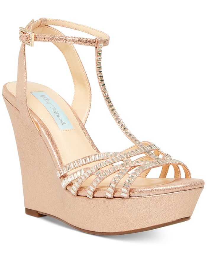 Betsey johnson wedge best sale sandals