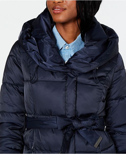 tahari shawl collar coat