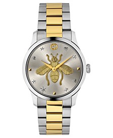 Unisex G-Timeless Two-Tone Stainless Steel Bracelet Watch 38mm