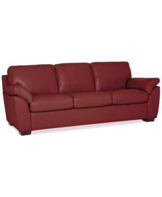 Lothan 87" Leather Sofa