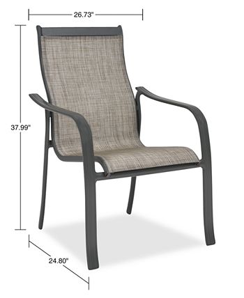 Reyna aluminum outdoor dining chair clearance