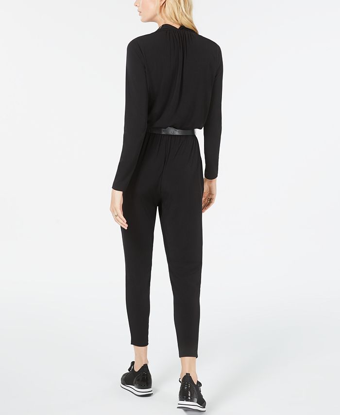 Michael Kors Belted Jumpsuit, Regular & Petite Sizes - Macy's
