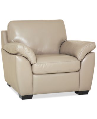 Lothan 41" Leather Chair