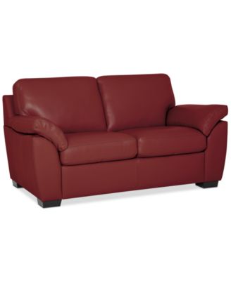 Furniture - Lothan 64" Leather Loveseat