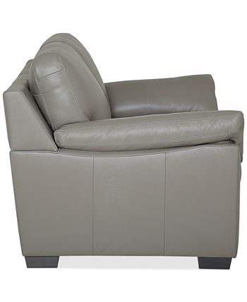 Furniture - Lothan 64" Leather Loveseat