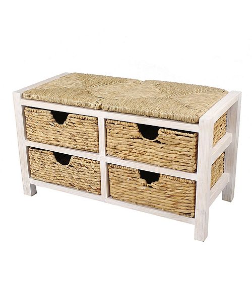 Heather Ann Creations Heather Ann Vale Storage Bench With Four