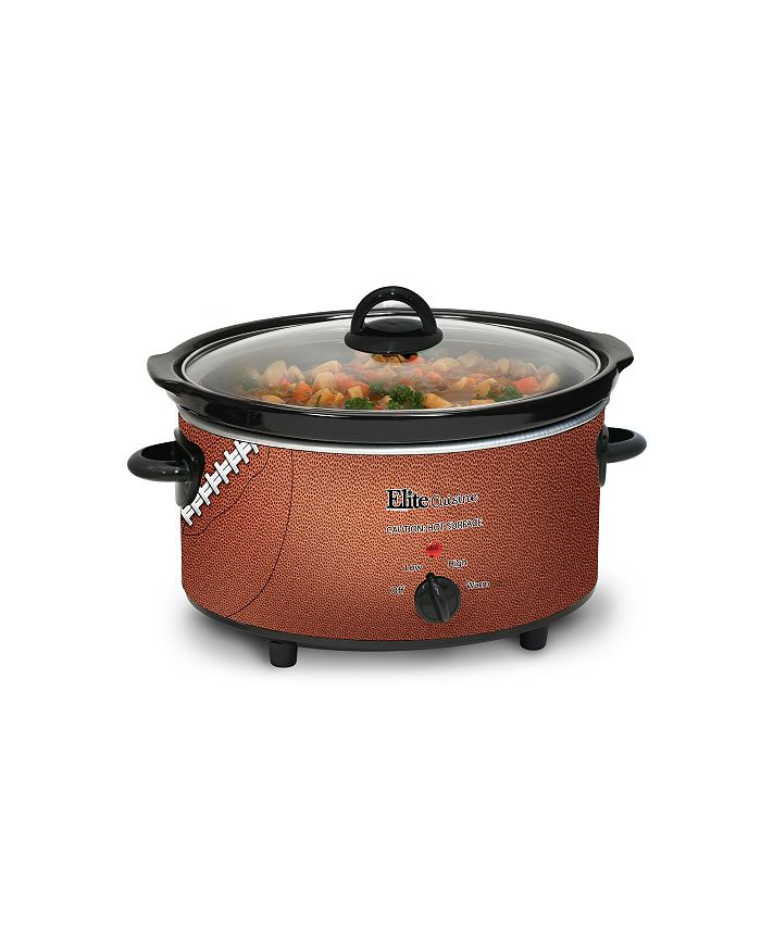 Elite Cuisine 5Qt. Football Slow Cooker Macy's