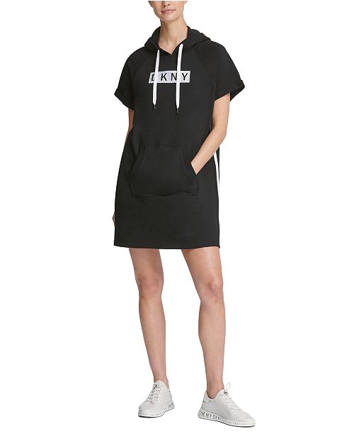 Dkny Sport Logo Hoodie Dress Reviews Dresses Women