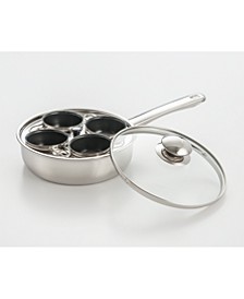 Cookpro 4 Cup Egg Stainless Steel Egg Poacher with Non-Stick Egg Cups