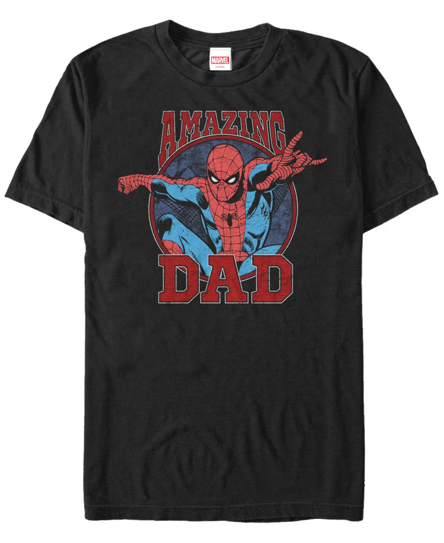 Мужская футболка Fifth Sun Spider-Man Amazing Dad Short-Sleeve, цвет: Чёрный — фото 1