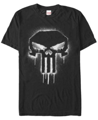 Marvel Men's Punisher The Punisher Spray Paint Skull Logo Short Sleeve T-Shirt