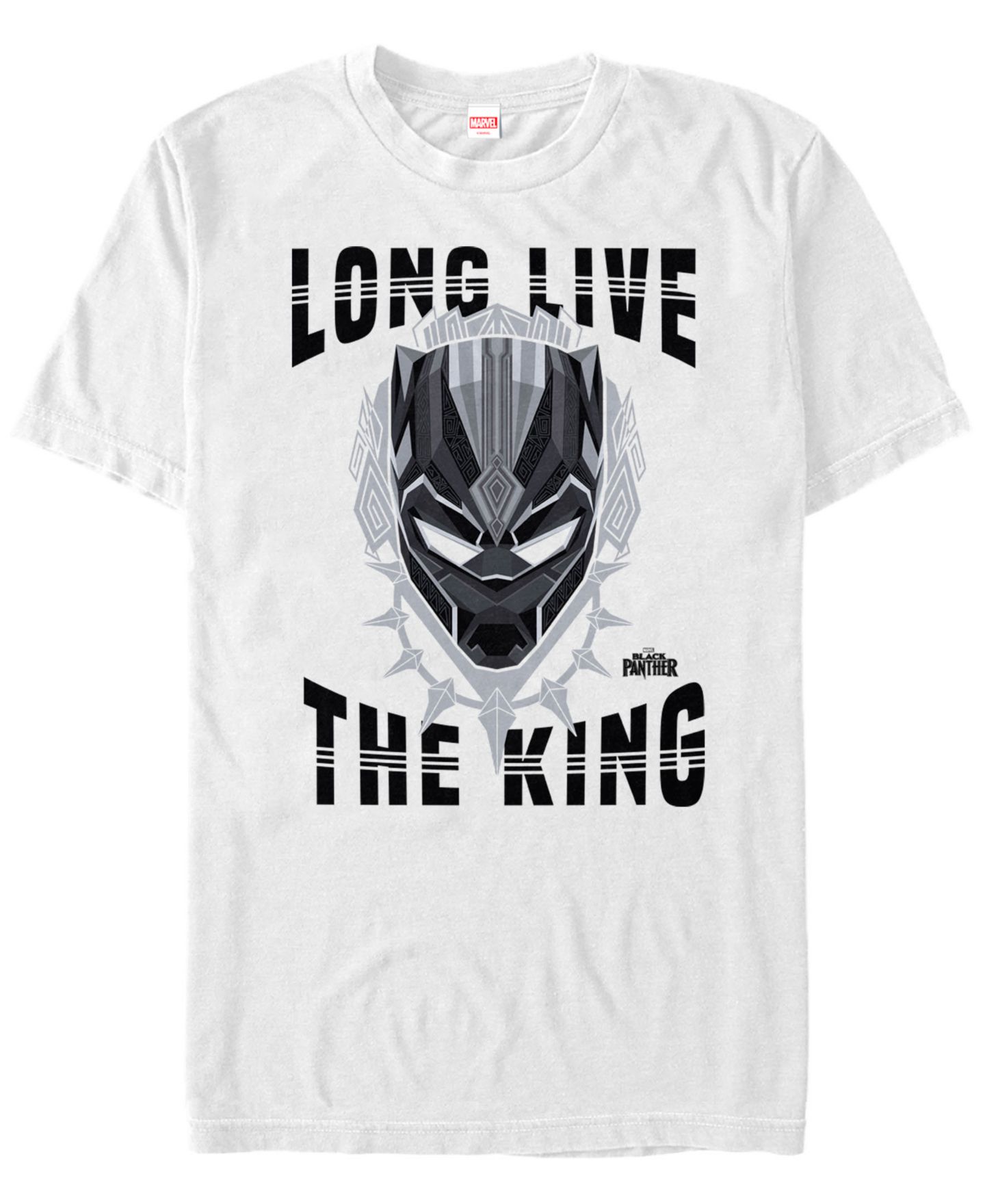 Мужская футболка Fifth Sun Marvel Black Panther Long Live The King of Wakanda Short Sleeve, цвет: Белый — фото 1