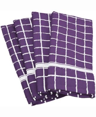 purple dish towels