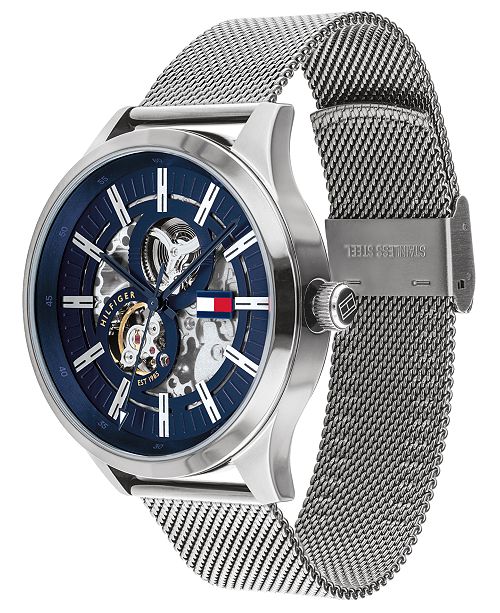 tommy hilfiger men's mesh watch
