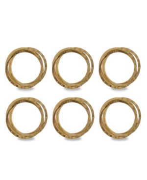 Design Imports Intertwined Napkin Ring Set of 6